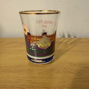 Anthropologie Holiday in the City Paris Juice Glass